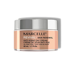 Marcelle Revival+ Skin Renewal Anti-Aging Day Cream, All Skin Types, 45+, Redensifying, Moisturizing & Smoothing, Cruelty-Free, Hypoallergenic, Paraben-Free, Fragrance-Free, Oil-Free, 50 mL