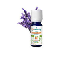 Puressentiel True Lavender Organic Essential Oil - Used in aromatherapy as a calmative - Helps to treat colds, cough, headaches, and digestive discomfort - 100% pure and from natural sources - 10ml