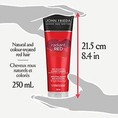 John Frieda Radiant Red Red Boosting Conditioner for Replenished Natural Red Tones (250 mL)