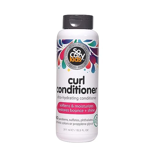 SoCozy Boing Curl Conditioner Sweet-Crème For Kids, No Frizz or Fuss, Curls Done Right, 10.5 Fluid Ounce