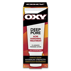 OXY Deep Pore Acne Vanishing Treatment with Benzoyl Peroxide, Stubborn Acne, Blackheads and Visible Pores, 28g