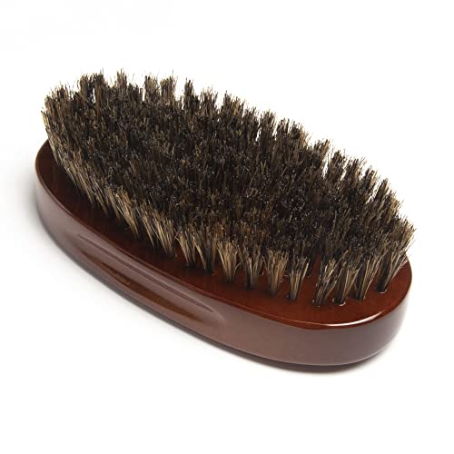 Diane Premium 100% Boar Bristle Brush for Men “ Medium Firm Bristles for Medium to Coarse Hair “ Use for Smoothing, Styling, Wave Styles, Soft on Scalp, D8114