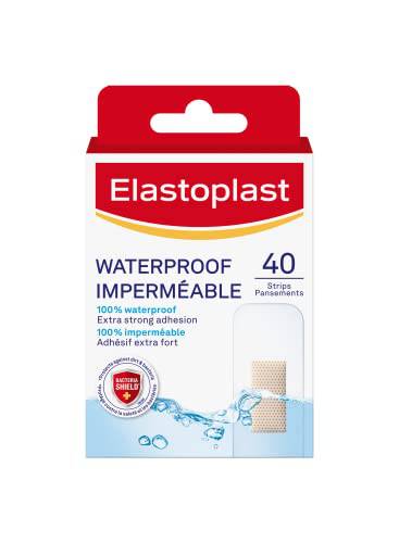 ELASTOPLAST Aqua Protect Waterproof Adhesive Bandages, 40 Strips