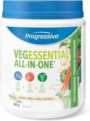 Progressive VegEssential, All-In-One Vegan Protein, Greens, Vitamins & Minerals Powder - Vanilla Flavour, 360 g