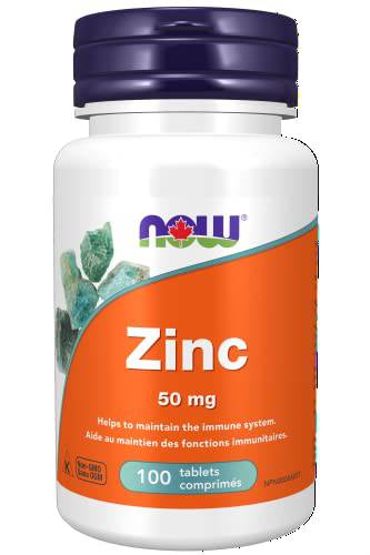 Now Foods Zinc Gluconate 50mg 100tab