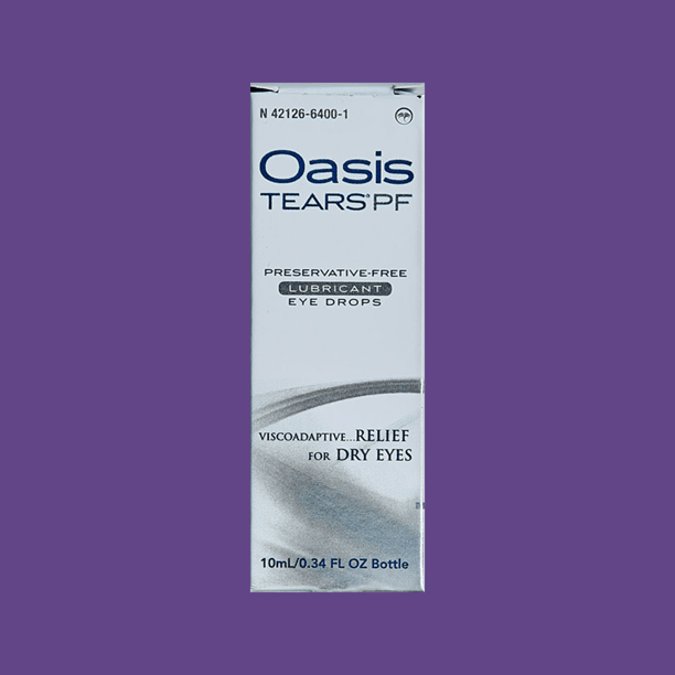 Oasis TEARS PF Preservative-Free Lubricant Eye Drops Relief for Dry Eyes, 0.34 Ounce - Zecoya