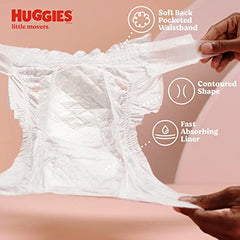 Huggies Little Movers Baby Diapers, Size 7, Giga Pack, 36ct