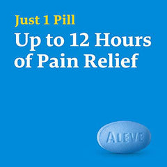 ALEVE Pain Relief Caplets, Up To 12-Hour Relief, Naproxen Sodium 220mg, 24 Caplets