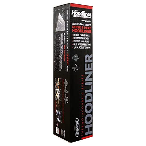 Dynamat 11905 Hoodliner 32" x 54" x 3/4" Thick Self-Adhesive Sound Deadener