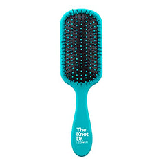 The Knot Dr. for Conair Hair Brush, Wet and Dry Detangler, Removes Knots and Tangles, For All Hair Types, Blue