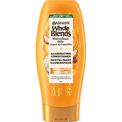 Garnier Whole Blends Illuminating Conditioner Moroccan Argan and Camellia Oils Extracts, 22 fl. oz.