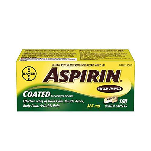 ASPIRIN Original Strength Arthritis Pain Relief Caplet, 325 mg