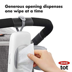 OXO Tot On-The-Go Wipes Dispenser, Gray, One Size