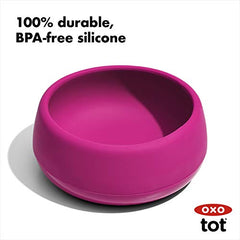 Oxo Tot Silicone Bowl Pink