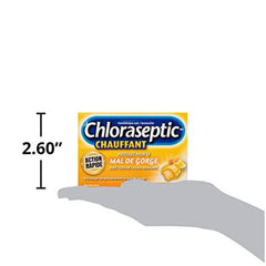 Chloraseptic Fast Acting Sore Throat Lozenges with Soothing Liquid Centre, Provides Warming Relief, Honey Lemon Flavour, 15 Lozenges