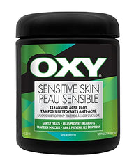 OXY Sensitive Skin Cleansing Acne Pads with Salicylic Acid, Sensitive Skin, Gently Treats and Helps Prevent Breakouts, 90ct