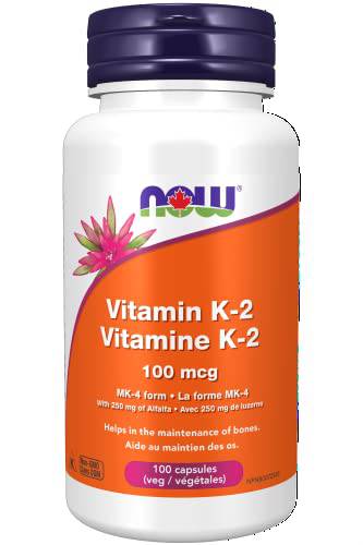 Now Vit K-2 100mcg 100vcap