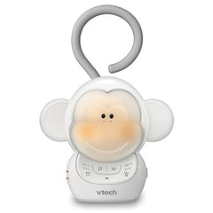 VTech BC8211 - Myla The Monkey - Baby Sleep Soother With White Noise Sound Machine, Soft Ambient Sounds And Melodies, Soft-Glow Night Light, NEW Rechargeable Battery Version.