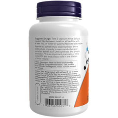 Now Foods L-Arginine 500mg Capsules, 250 Count