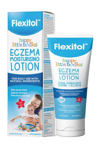 Flexitol Happy Little Bodies Eczema Relief Moisturizing Lotion | Natural Ingredients | Colloidal Oatmeal - Calms & Soothes Eczema Prone Skin | 175g