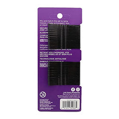 Goody Ouchless® Bob Pin, 2" Crimped, Double Dip; Black