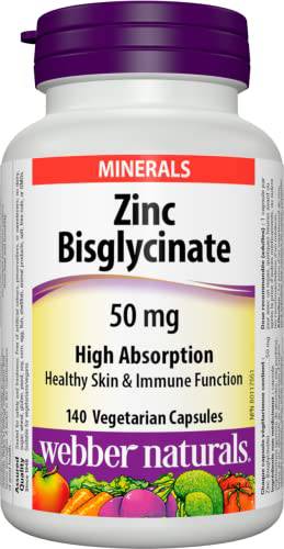 Zinc Bisglycinate, 50 mg, 140 Vegetarian Capsules