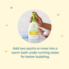 Babyganics Baby Shampoo + Baby Body Wash, 2-in-1 Baby Soap for the Bathtub, Plant-Derived and Non-Allergenic Ingredients Formulated with Baby's Skin in Mind, Chamomile Verbena, 473 ml Soap Pump Bottle