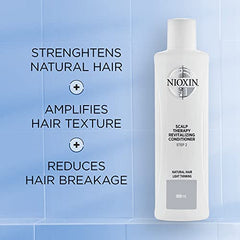 Nioxin System 1 Therapy Conditioner, For Natural Hair with Light Thinning, 16.9 fl oz