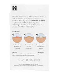 Mighty Patch Original from Hero Cosmetics - Medical-grade Hydrocolloid Pimple Patch, Nightime blemish patch, wake up to clearer looking skin, suitable for sensitive skin (72 Count)