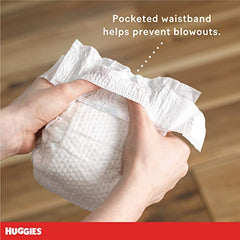 HUGGIES Newborn Diapers - HUGGIES Little Snugglers Disposable Baby Diapers, 84ct, Giga Pack