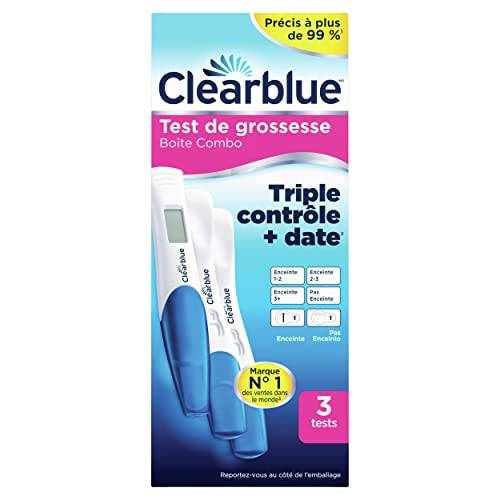 Pregnancy Test Combo Pack Triple-Check & Date