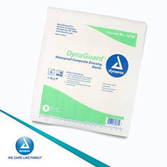 Dynarex 3036 Dynaguard Waterproof Composite Dressing 6 x 6 Inch 10 Count