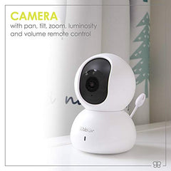 bblüv - Cäm - HD Video Baby Camera and Monitor, Crying & Temperature Alert, Two-Way Talk, Night Vision, 180 Pan & Tilt & Zoom system