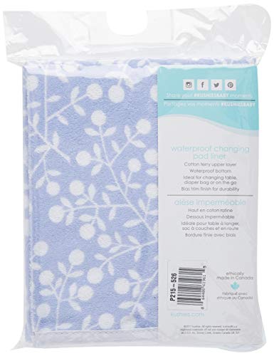 Kushies Deluxe Change Pad Terry, Lilac Berries