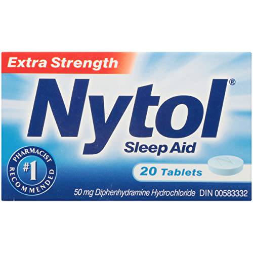 Nytol Extra Strength Caplets - 20 Count - Fast and Effective Nighttime Sleep Aid