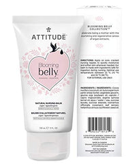 ATTITUDE Pregnancy Nursing Balm, EWG Verified, Dermatologically Tested, Vegan and Cruelty-free Maternity Products, Argan, 150 mL