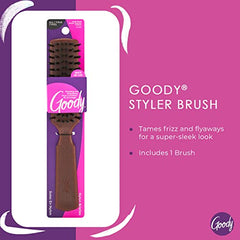 Goody Styling Essentials Hair Brush, Woodgrain Professional