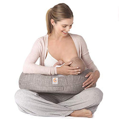 Ergobaby Natural Curve Nursing Pillow, Grey (EB-NPAGRY2L)