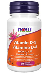 Now Vit D-3 1,000 IU Chewable 180 Loz