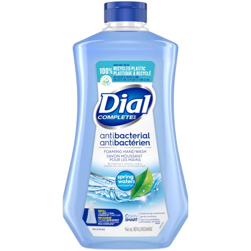 Dial Complete Antibacterial Foaming Hand Wash Refill Spring Water 946 ml Plastic Bank