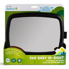 BRICA Brica 360 Degree Baby In Sight Pivot Mirror, 1 Count, black