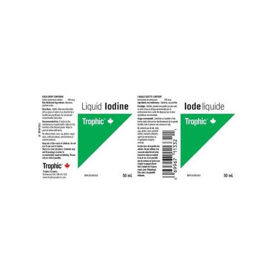 Trophic Iodine (Liquid), 50ml