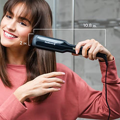 Remington Pro 1 ¾" Digital Heat Wide Flat Iron with Anti-Static Ceramic Technology, Purple, S5520