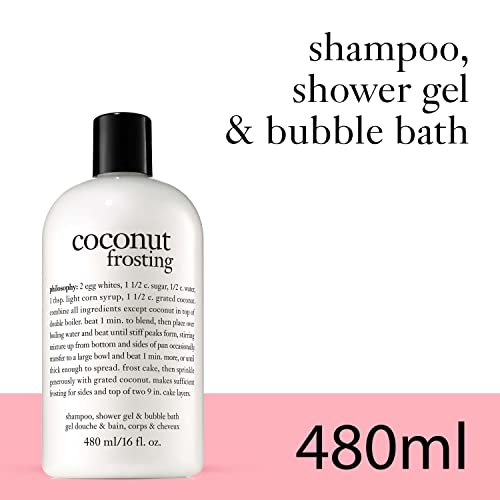 PHILOSOPHY 3-in-1 shampoo, shower gel & bubble bath 480ml