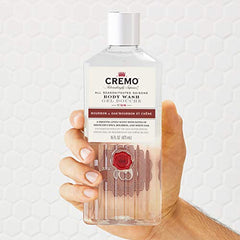 Cremo All Season Body Wash, Bourbon & Oak, 16 fl oz - Masculine Scent with a Tantalizing Essence of Lively Distiller's Spices, Smoked Bourbon and Oak