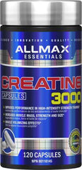 ALLMAX Nutrition - Creatine 3000, Creatine Monohydrate Capsules for Strength and Muscle Recovery, Gluten Free & Fast Absorbing, 3000 mg, 120 Capsules