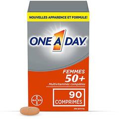 One A Day Multivitamin For Women 50 Plus - Daily Vitamins For Women With Vitamin A, B6, B12, C, D, E, Biotin, Calcium, Magnesium & Zinc, Helps Support Immune Function, Bone Health And More, 90 Tablets