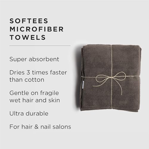 Softees Towels with Duraguard, Chocolate, 10-Pack