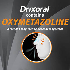 Drixoral Nasal Congestion Spray, Soothes and Moisturizes Dry and Irritated Nasal Passages, 25ml