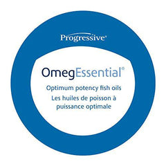 OmegEssential + Vitamin D Adult Fish Oil Supplement - 1,000 EPA + 550 DHA, 120 softgels | All natural, cold water, wild caught